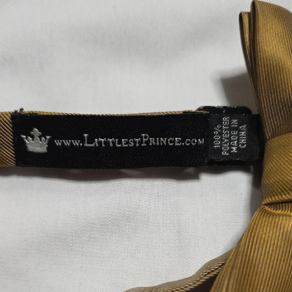 Elegant Gold Bow Tie - Toddler Size
